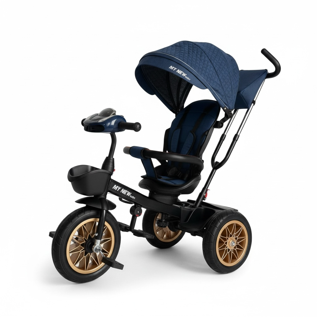 Triciclo Paseador My New Baby Premium Con Llantas En Caucho