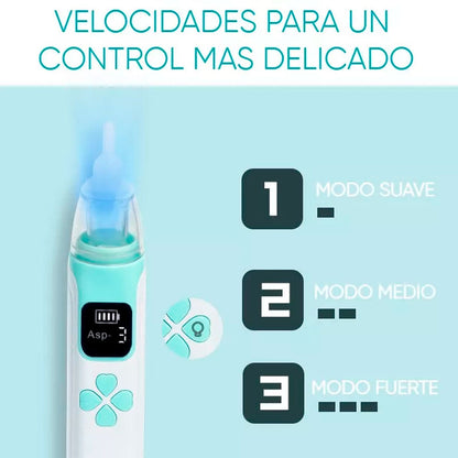 Aspirador Nasal Eléctrico Recargable