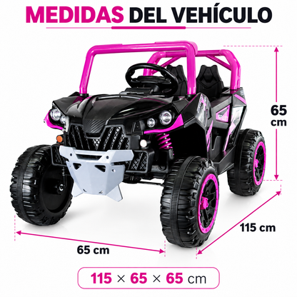 Carro Buggy Eléctrico Tipo Canam Prinsel con Control remoto y Bluetooth Marca Prinsel