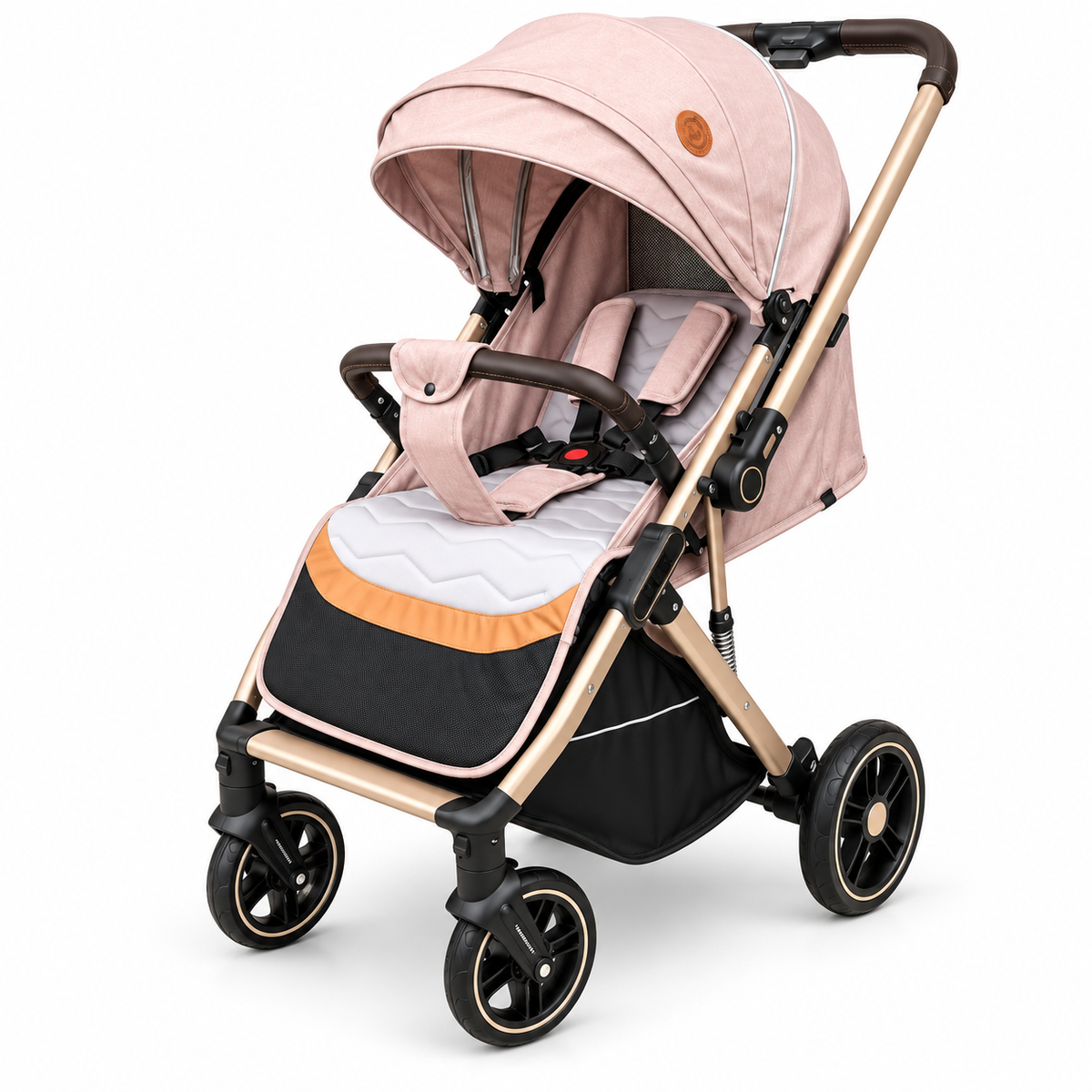 Coche Maleta River Plus Premium con Mango Reversible y Cubrepiés Con Llantas En Goma