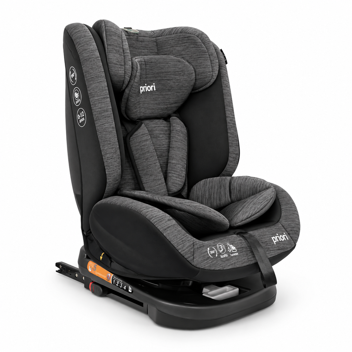 Silla de carro Priori First i-Size 360° ISOFIX