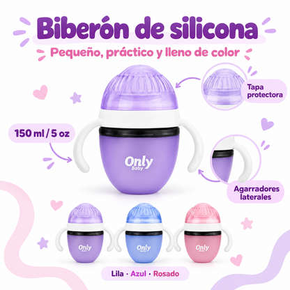 🍼 Biberón de silicona Only Baby — 150 ml / 5 oz
