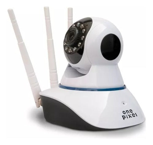 Camara Ip Wifi Vision Nocturna 2mpx 3 Antenas Lee Micro