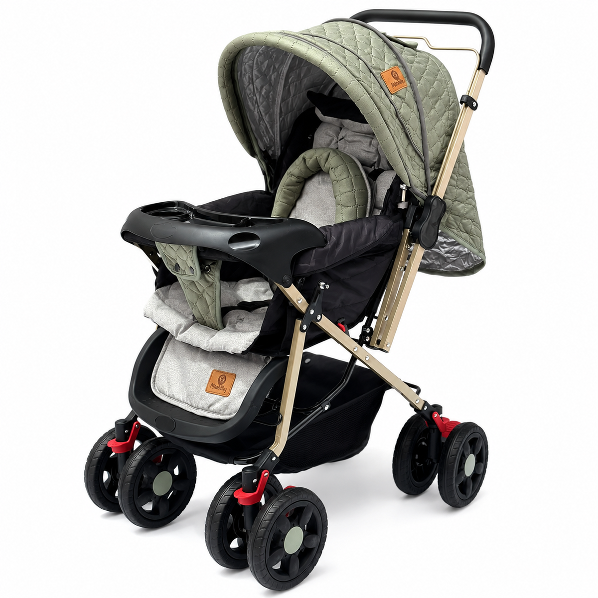 Coche Explorer Con Manija Reversible y Ruedas 360