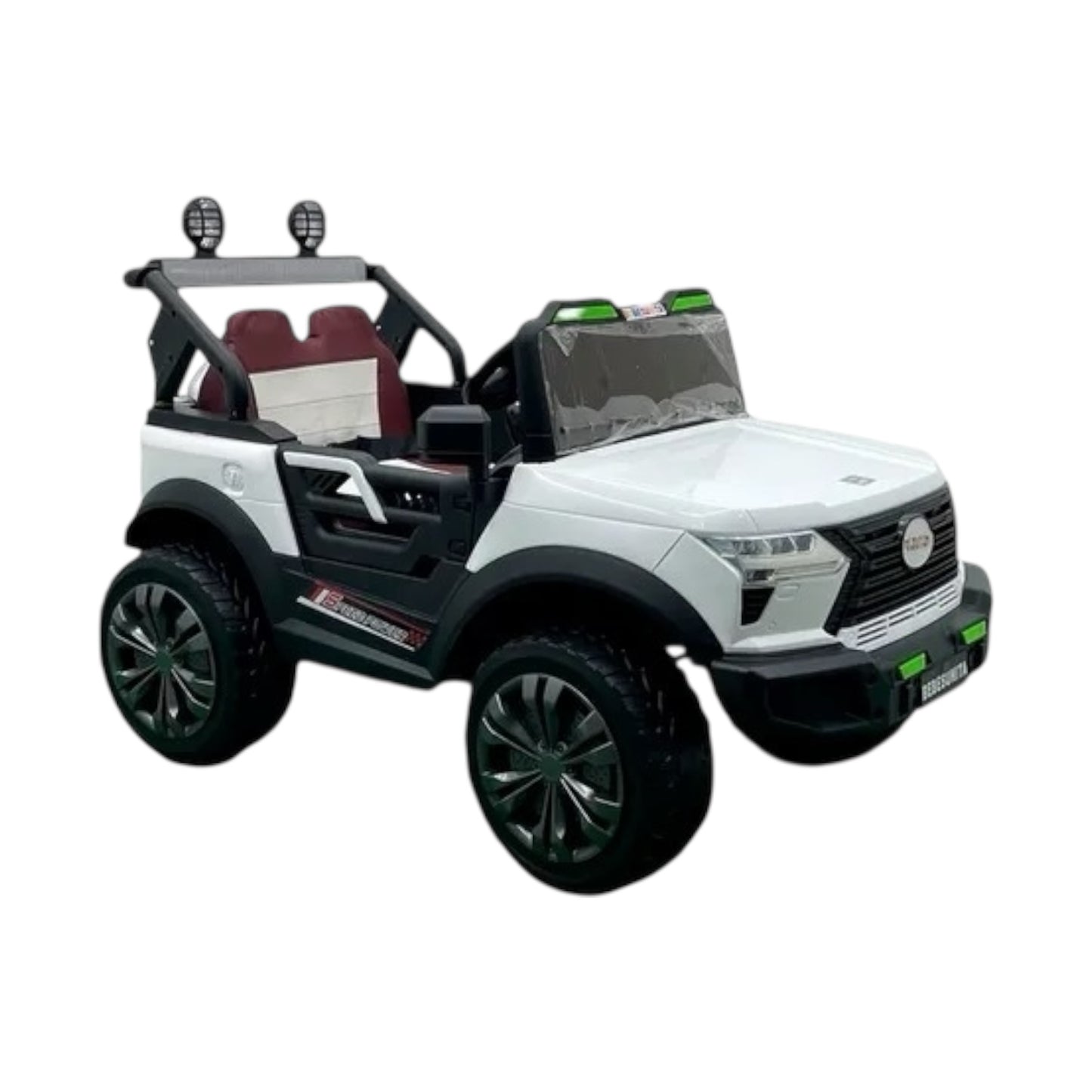 Carro Camioneta Eléctrico Con Llantas En Goma Y Control Remoto 909 4x4
