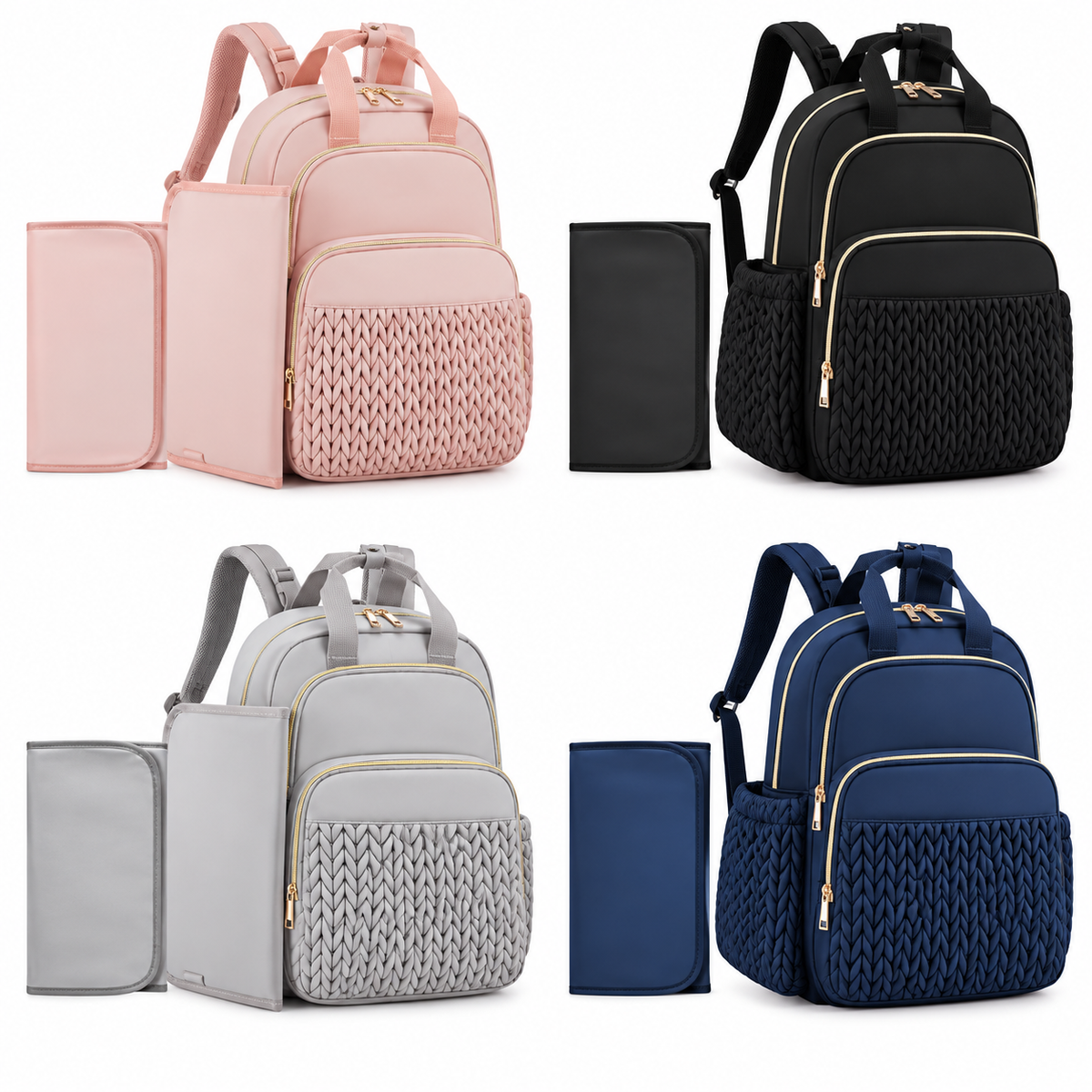 Pañalera Tipo Morral con Cambiador para Bebé 💕