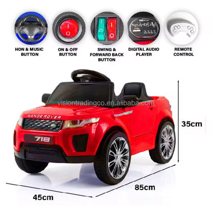 Carro Automóvil Range Rover (Mini land) Con Control Remoto y Llantas En Goma