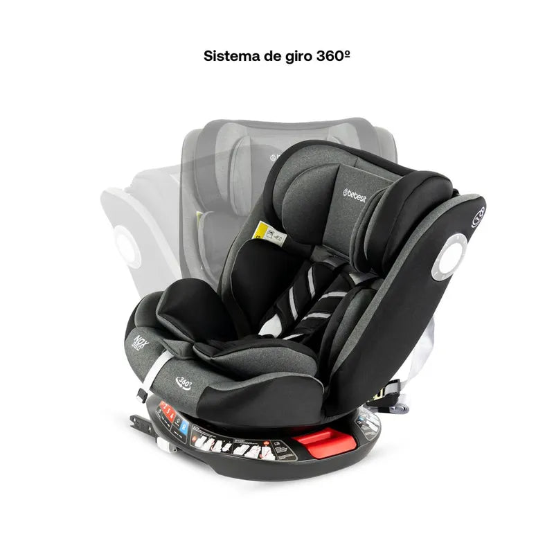 Silla Para Carro Nox 360 Grados Con Isofix Bebesit