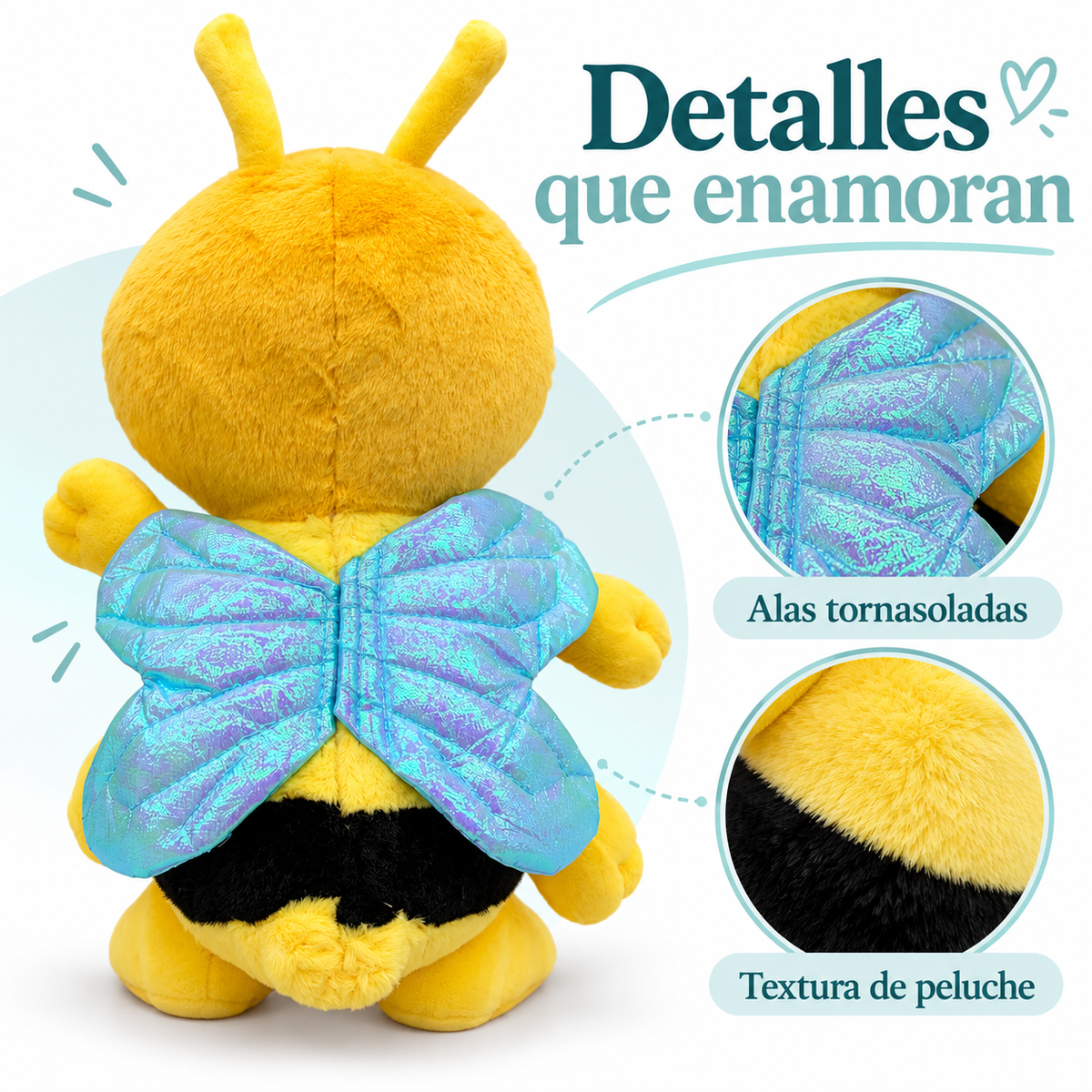 Abejita Musical De Peluche Que Camina De 37 Cm Plim Plim