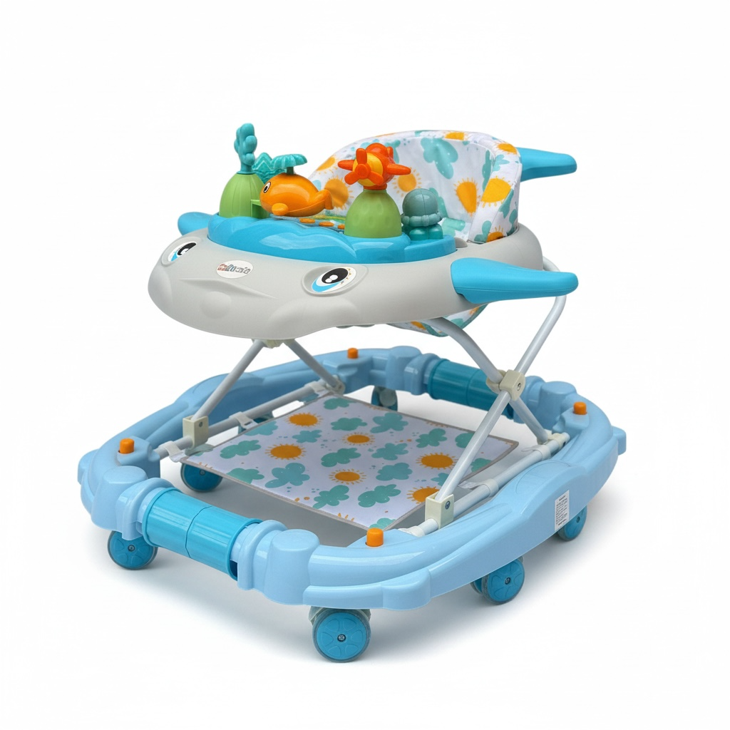 Caminador Mecedora De Lujo Delfin 4 En 1