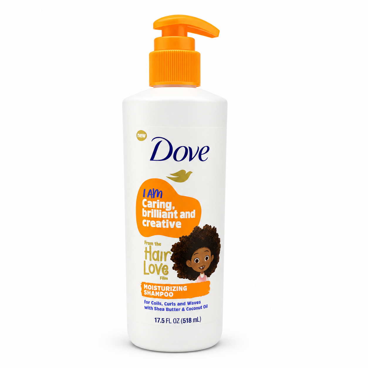 Shampoo Hidratante Dove Hair Love para Rizos 518 ml