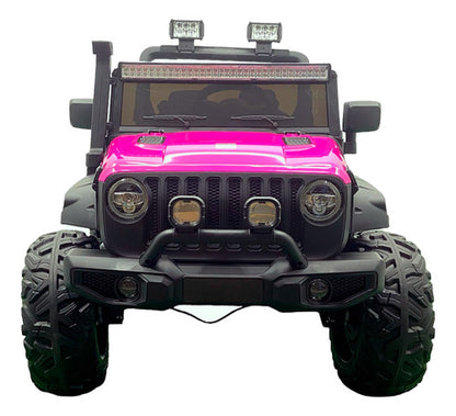 Carro Jeep Eléctrico 2 Puestos 868 Running  Llantas En Goma y Control Remoto Metalizado