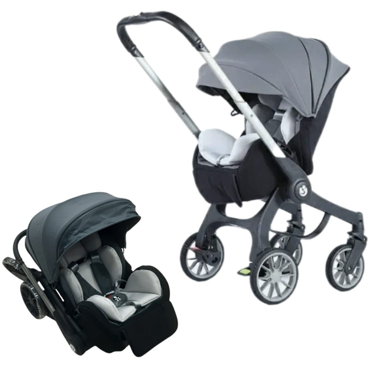 Coche Que Se Convierte En Silla Para Carro Dona Plus Con Espaldar Reclinable