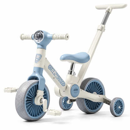 Bici Triciclo De Equilibrio Con Barra De Empuje Y LLantas De Apoyo NB 1288