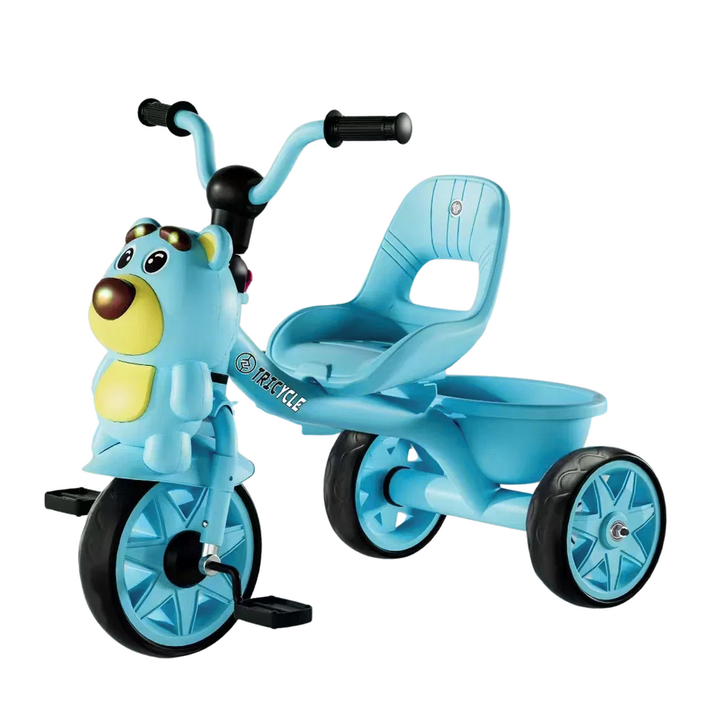 Triciclo Oso Con Luces y Llanta Maciza