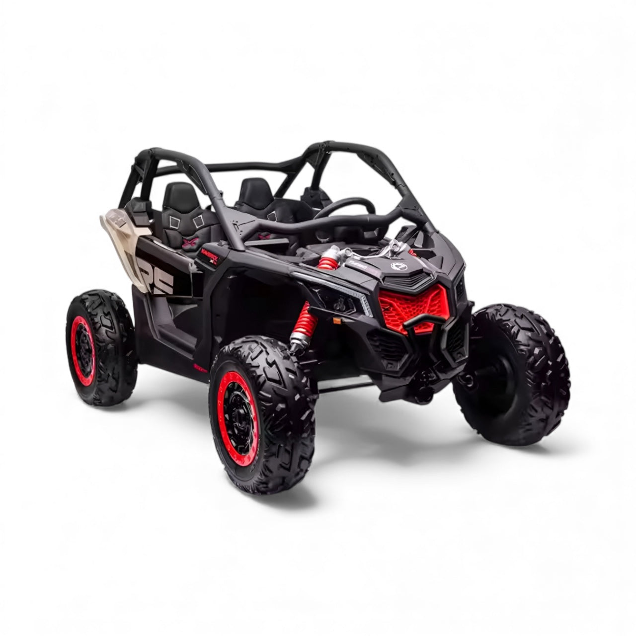 Carro Eléctrico Super Can-am Maverick 4x4 Con Control Remoto 5 Motores Licenciado 24 Voltios