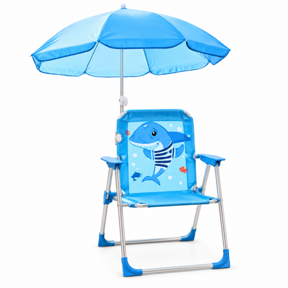 Silla Infantil Plegable con Sombrilla para Playa y Camping – 5 Diseños