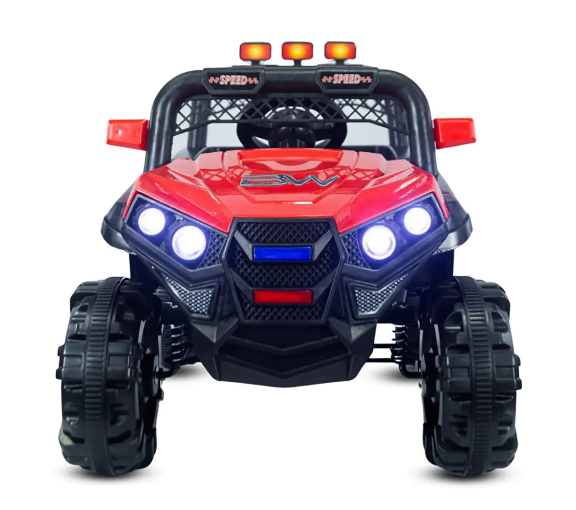 Carro Eléctrico Qatar Rojo 12 V Con Control Remoto Prinsel