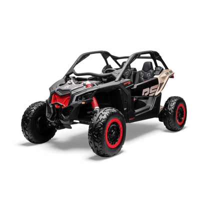 Carro Eléctrico Super Can-am Maverick 4x4 Con Control Remoto 5 Motores Licenciado 24 Voltios