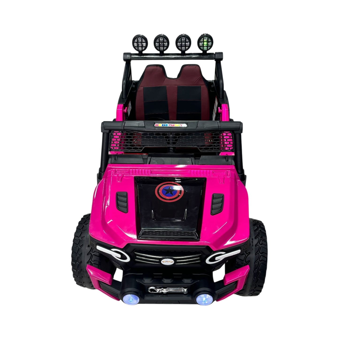 Carro Jeep Electrico 150 Con Llanta en Goma, Control Remoto y 4 Motores
