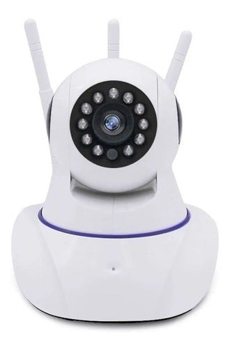 Camara Ip Wifi Vision Nocturna 2mpx 3 Antenas Lee Micro