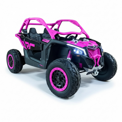 Carro Eléctrico Super Can-am Maverick 4x4 Con Control Remoto 5 Motores Licenciado 24 Voltios