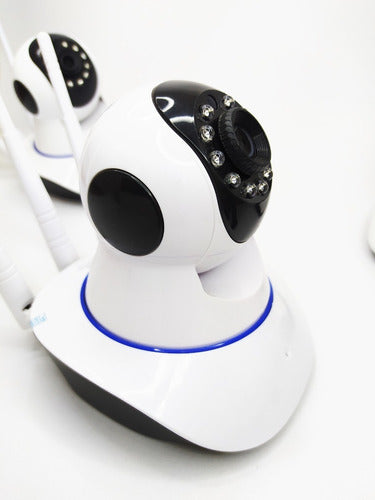 Camara Ip Wifi Vision Nocturna 2mpx 3 Antenas Lee Micro