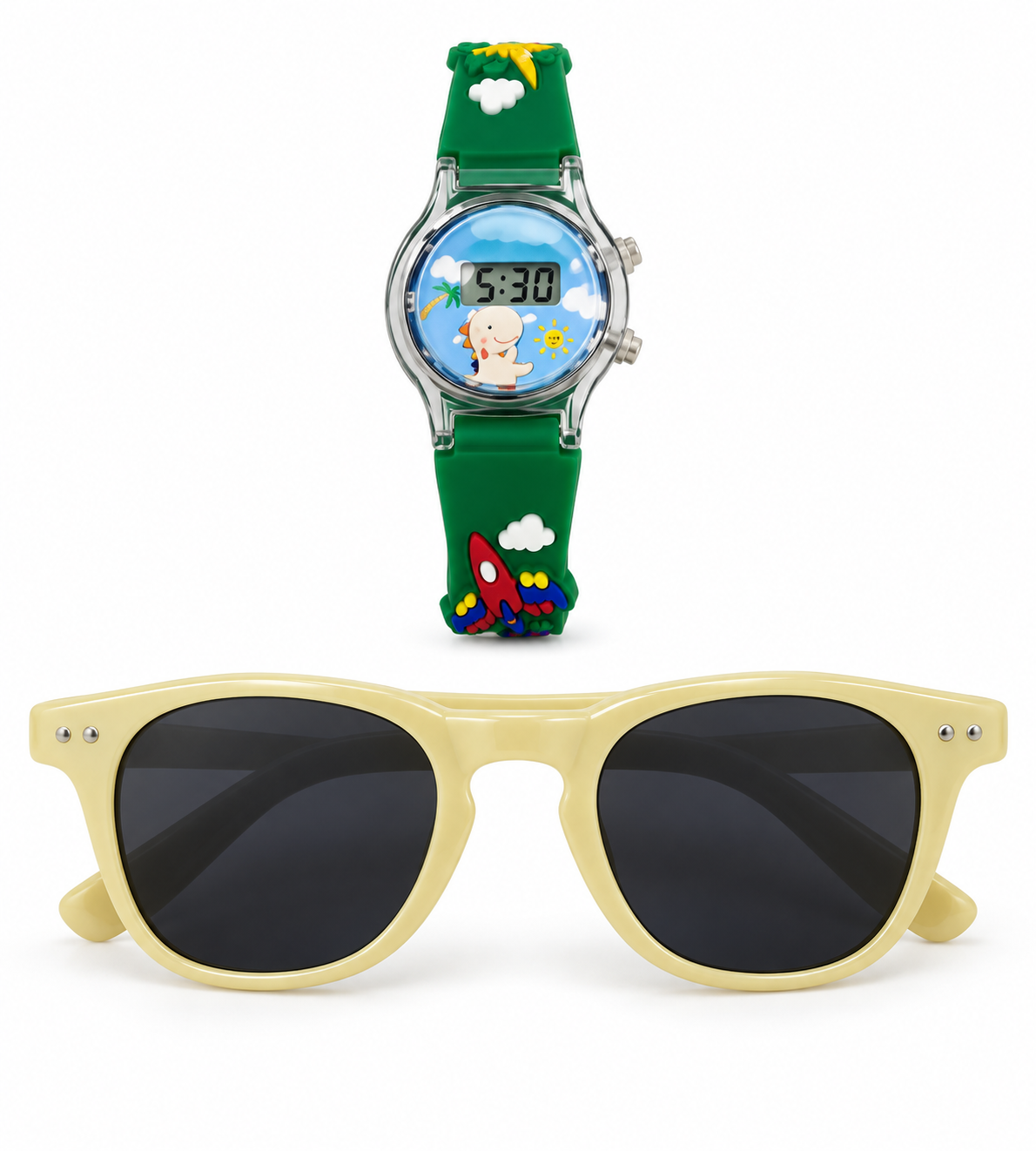 Set infantil de gafas clásicas + reloj digital