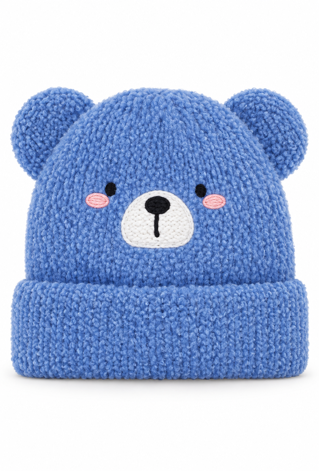 🧸 Gorro infantil de osito con orejitas