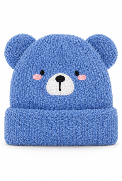 🧸 Gorro infantil de osito con orejitas