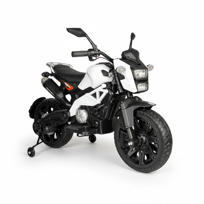 Moto Ranger Grande 3 a 7 Años Llantas En Goma y Asiento En Cuero