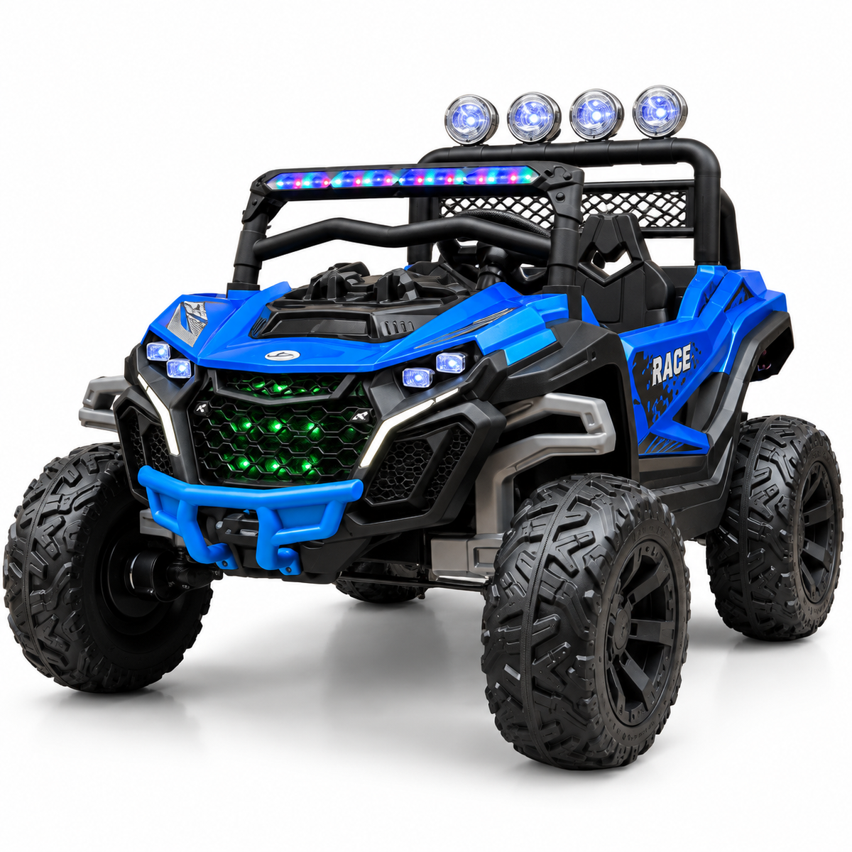 Carro Buggy Race 2 Puestos Con Llantas En Goma y Control Remoto Maxibaby