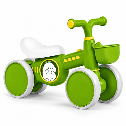 Bici Correpasillos Dino con canasta y 4 ruedas WS835B-4