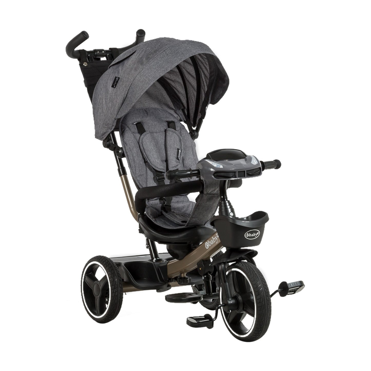 Triciclo Paseador Ebaby 365 Llantas En Goma