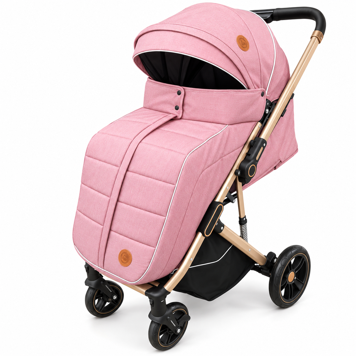 Coche Maleta River Plus Premium con Mango Reversible y Cubrepiés Con Llantas En Goma