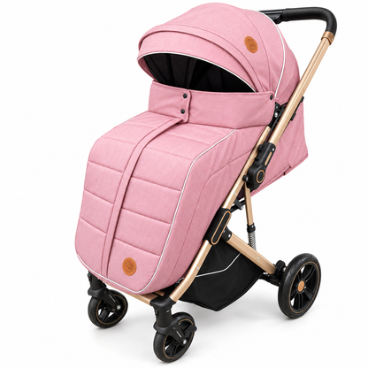 Coche Maleta River Plus Premium con Mango Reversible y Cubrepiés Con Llantas En Goma