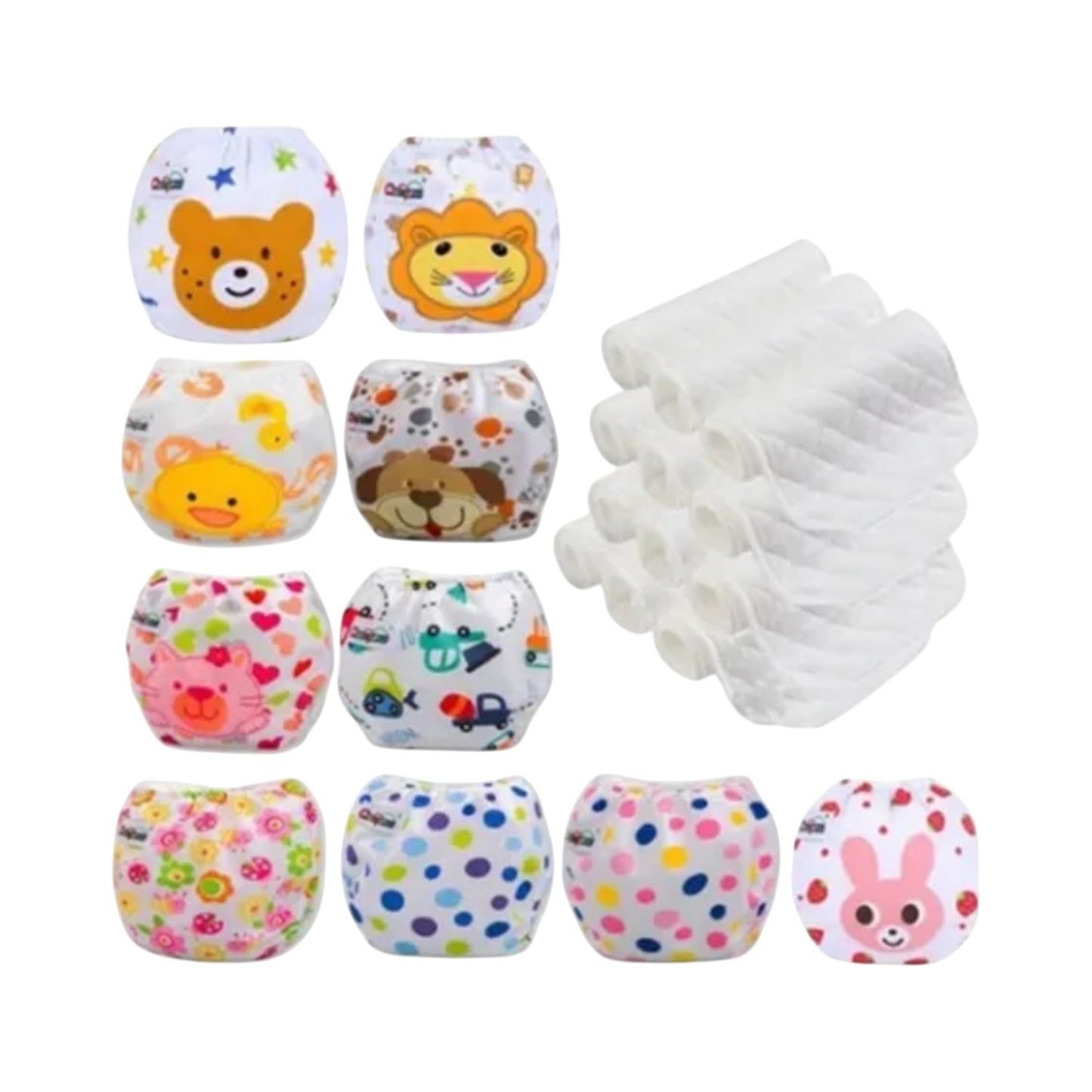 Pañal Ecológico de Tela Reutilizables Bebe