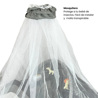 Corral Cuna Colecho Silver De Lujo Maxibaby