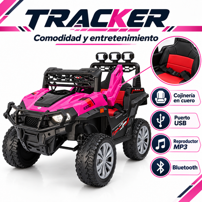 Carro Buggy Eléctrico Con Llantas En Goma Y Control Remoto 4x4 Tracker Maxibaby