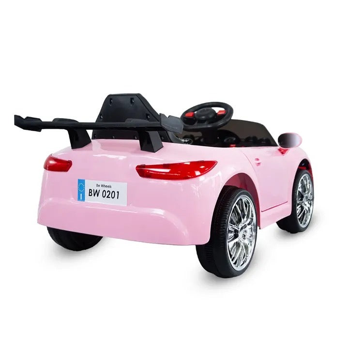 Carro Montable Eléctrico Cayman Prinsel Rosado Con Control Remoto