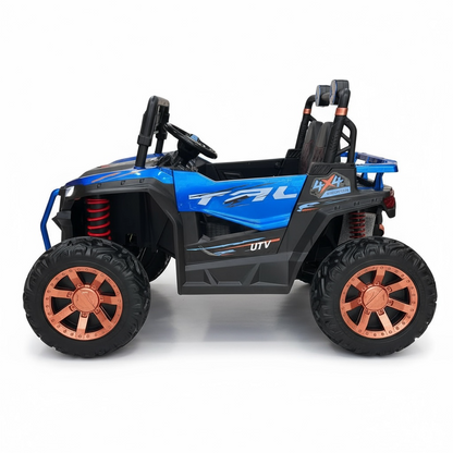 Carro Eléctrico Xtreme 2 Puestos Con Pantalla, Llantas En Goma y Control Remoto
