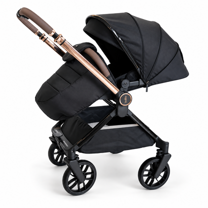 Coche Capri Con Mango Reversible  Kidilo y Pañalera Premium Marca Kidilo