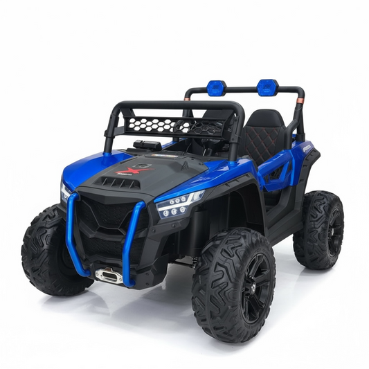 Carro Eléctrico Xtreme 2 Puestos Con Pantalla, Llantas En Goma y Control Remoto