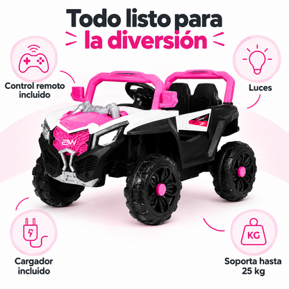 Carro Eléctrico Prinsel Patrol 6V Control Remoto y 2 Motores