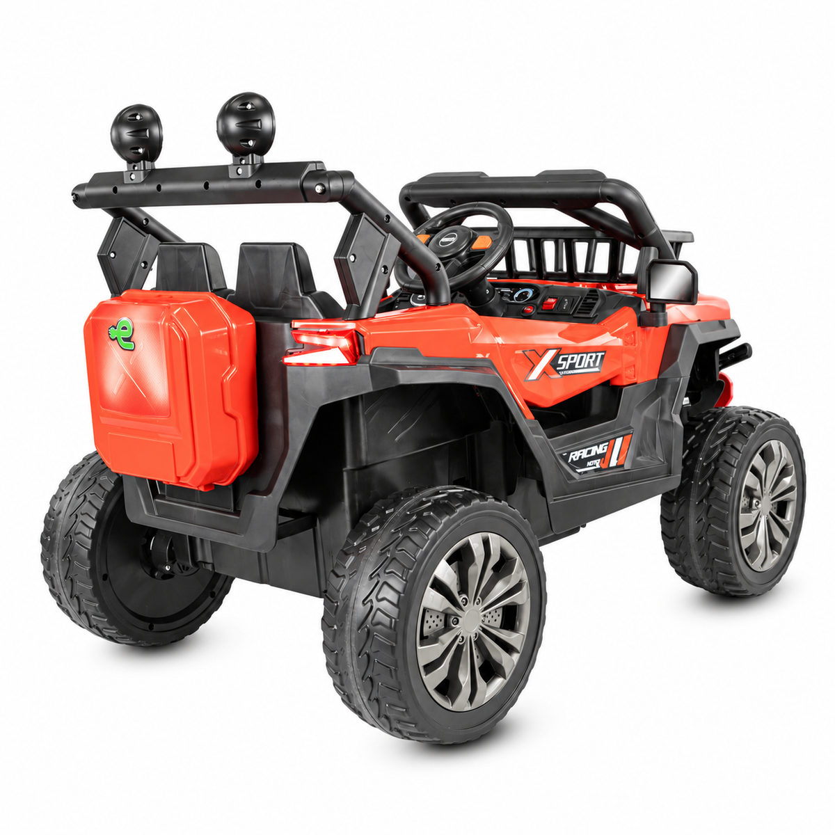 Carro Eléctrico Infantil Prinsel Super Trail 12V Rojo con Control Remoto | Con Llantas En Goma