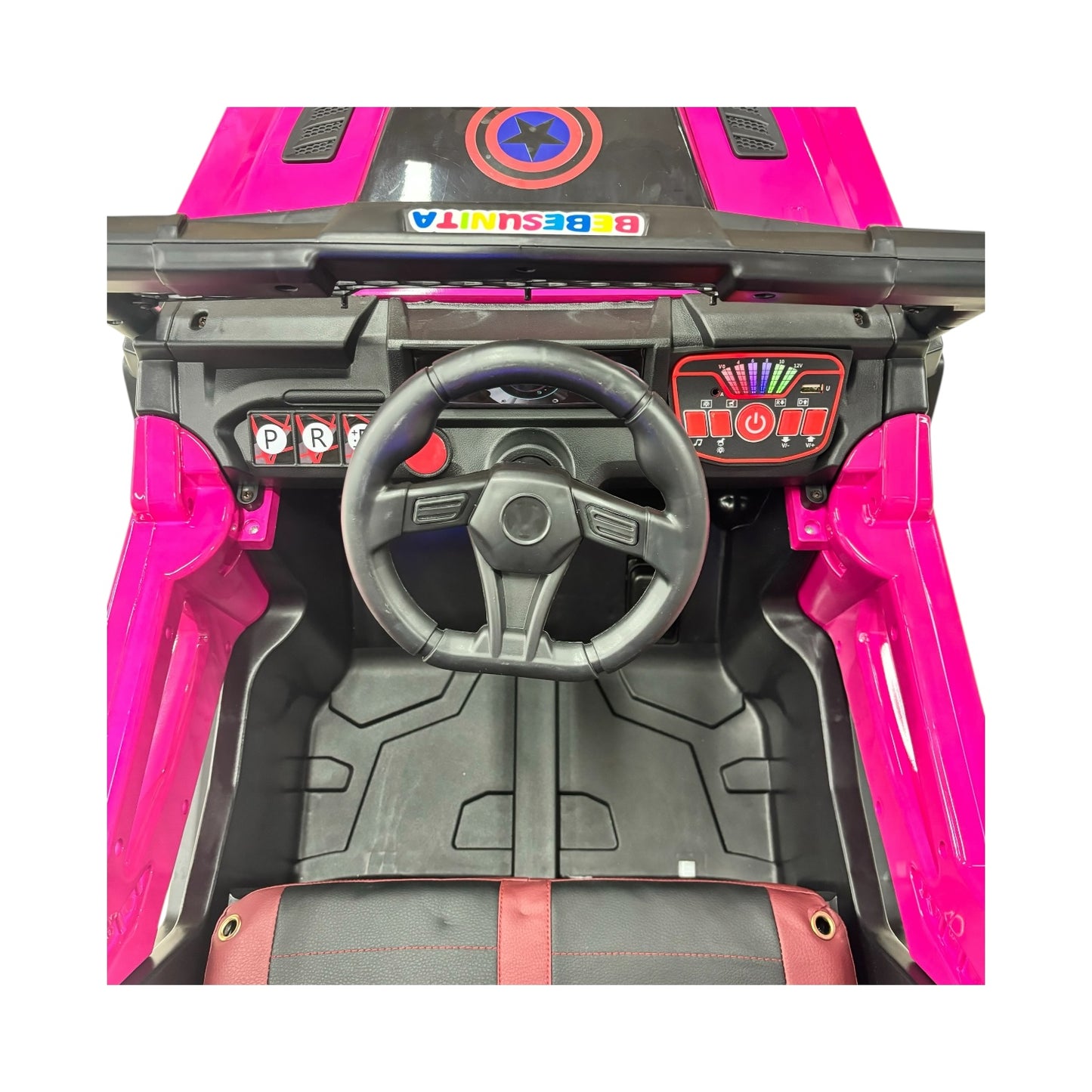 Carro Jeep Electrico 150 Con Llanta en Goma, Control Remoto y 4 Motores