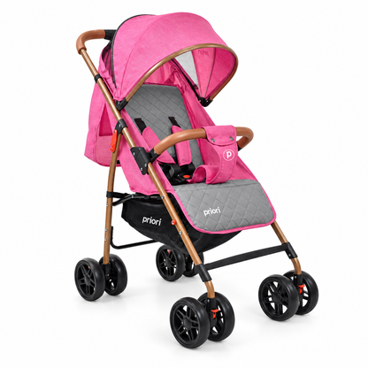 Coche paseador Priori Park Liviano y Reclinable Para Bebé.