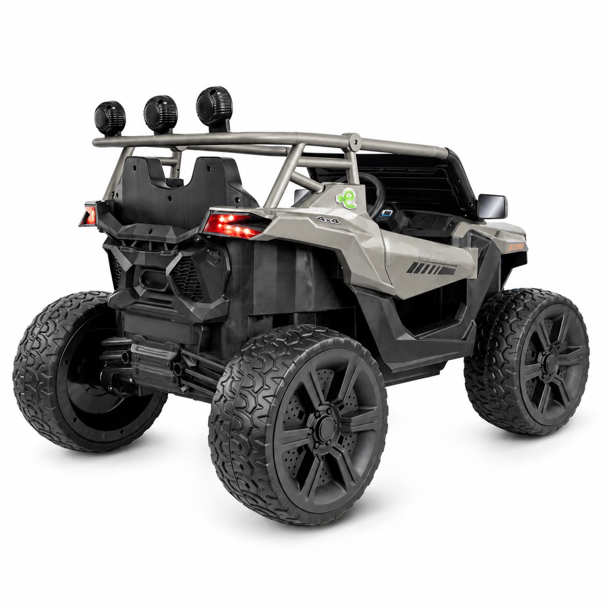 Carro Eléctrico Prinsel Summit 12V Gris con Control Remoto Con Llantas En Goma