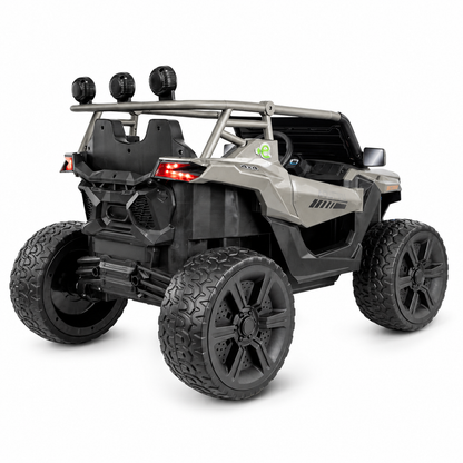 Carro Eléctrico Prinsel Summit 12V Gris con Control Remoto Con Llantas En Goma