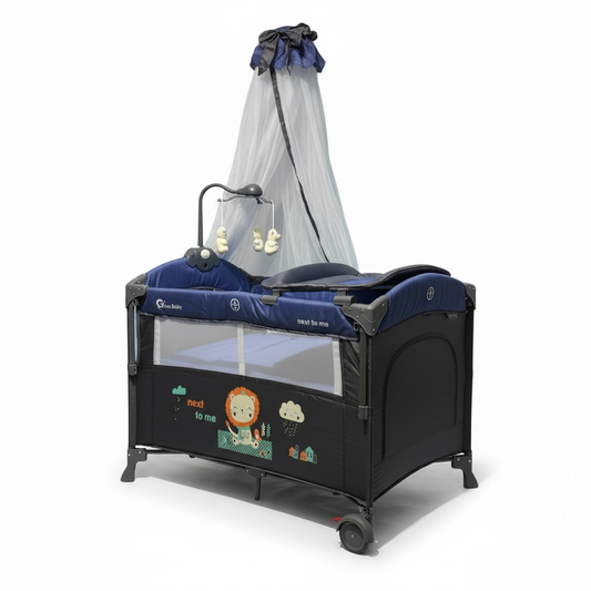 Corral Cuna Colecho Mónaco Luxury Con Mecedora